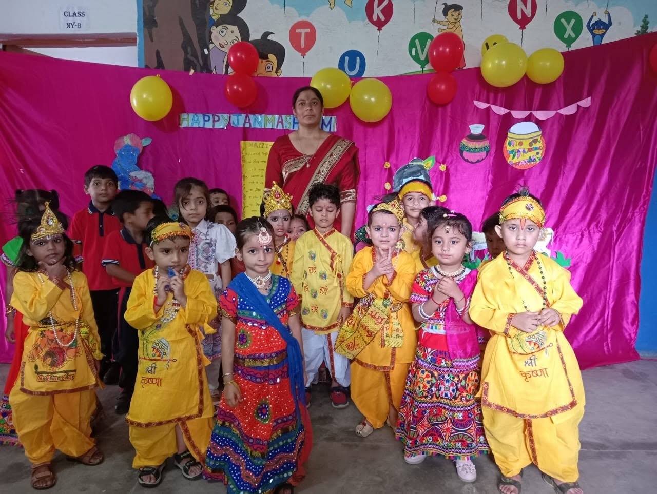 Janmashtami Celebrations photo 11 - Crescent Moon Public School, Jharmajri