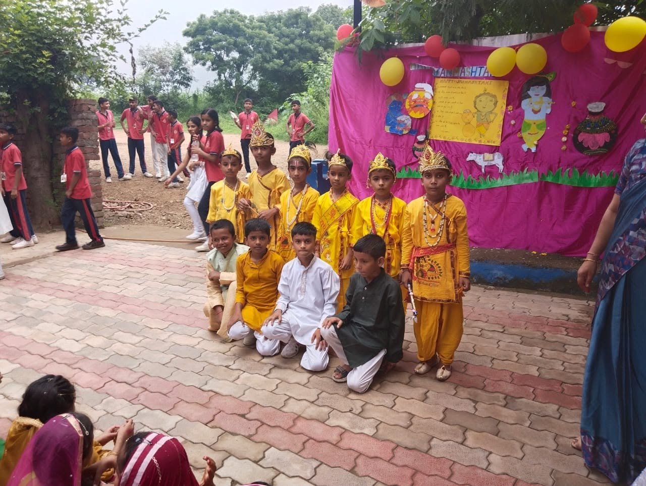 Janmashtami Celebrations photo 13 - Crescent Moon Public School, Jharmajri